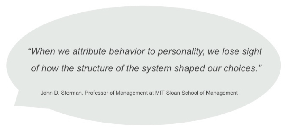 John D Sterman, MIT, Influencing structures and beliefs
